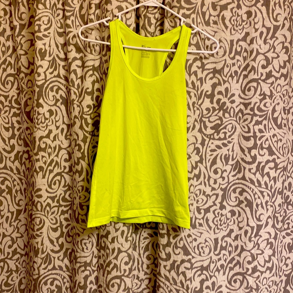 Neon racer back workout tank